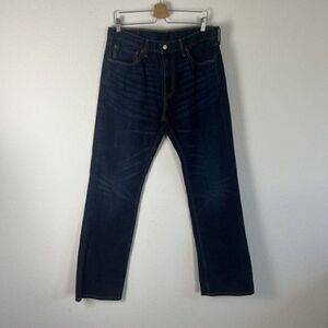 Levis 527 Men’s Bootcut Denim Jeans Dark Wash Size 36x34 100% Cotton